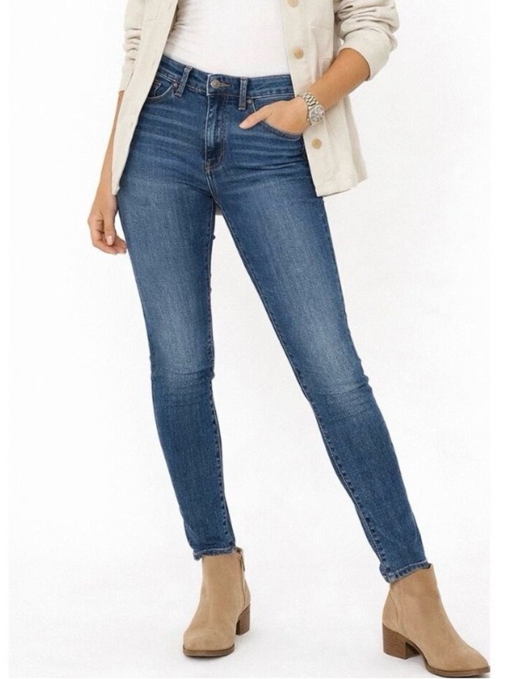 Lucky Brand Hayden Skinny Jeans Medium Wash Size 10 / 30